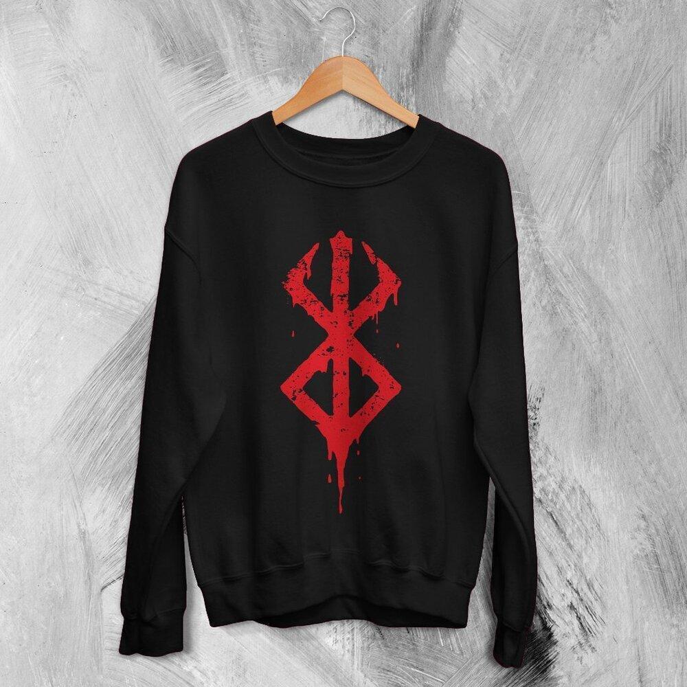 Berserk Logo Sweatshirt Berserk Sweater Manga Berserk Anime 17